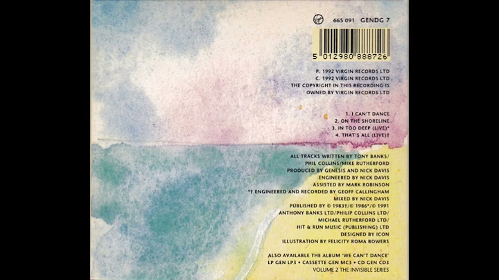 I Can't Dance Instrumental version - Instrumental performance video thumbnail