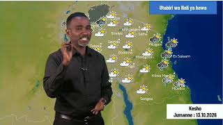 TMA RELEASES 24-HOUR WEATHER FORECAST