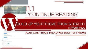 Add a Continue Reading Box(Improper Way) -WordPress Tutorial for Beginners