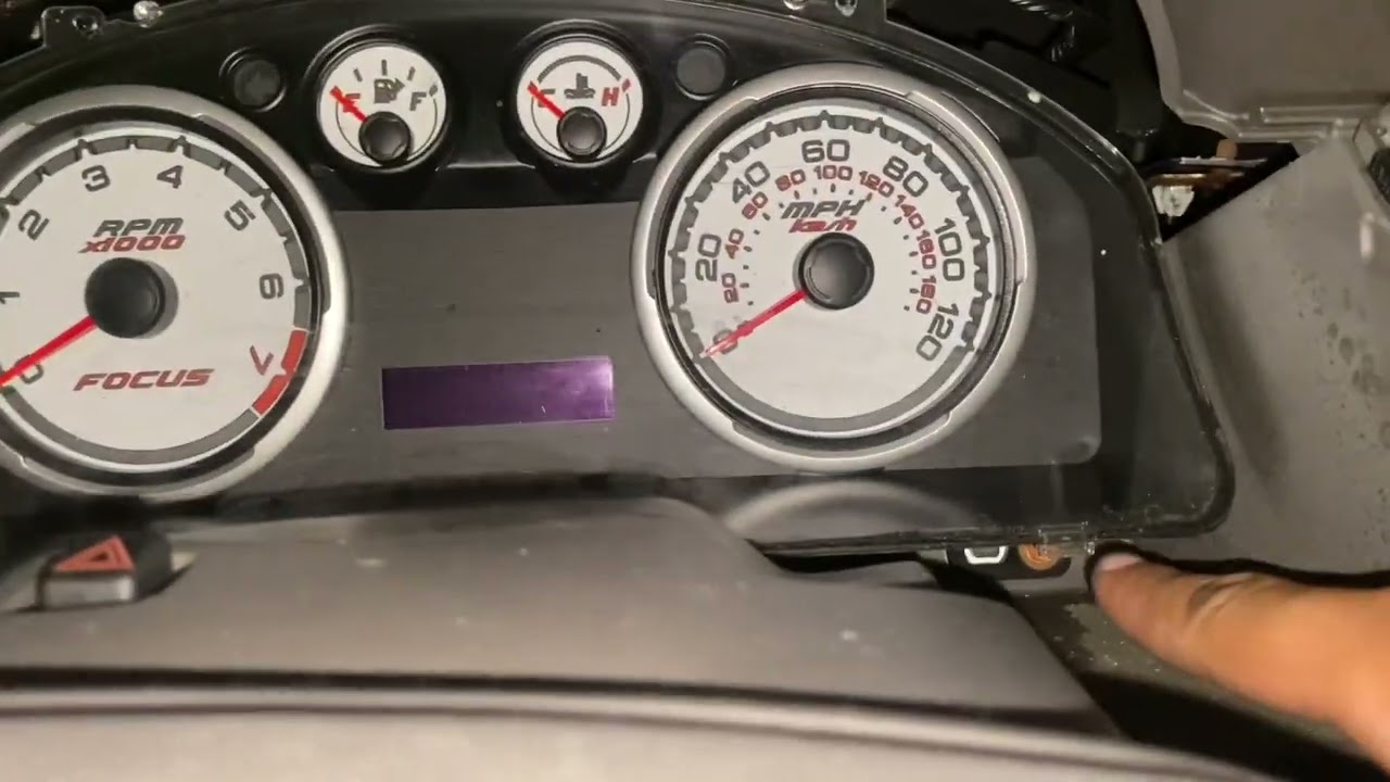 2010 Ford Focus instrument cluster removal - YouTube