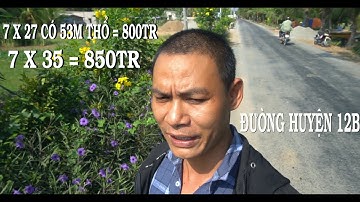 (Đã bán)cặp nền mặt tiền đường HL12B xã Thạnh Nhựt Gò Công Tây Tiền Giang