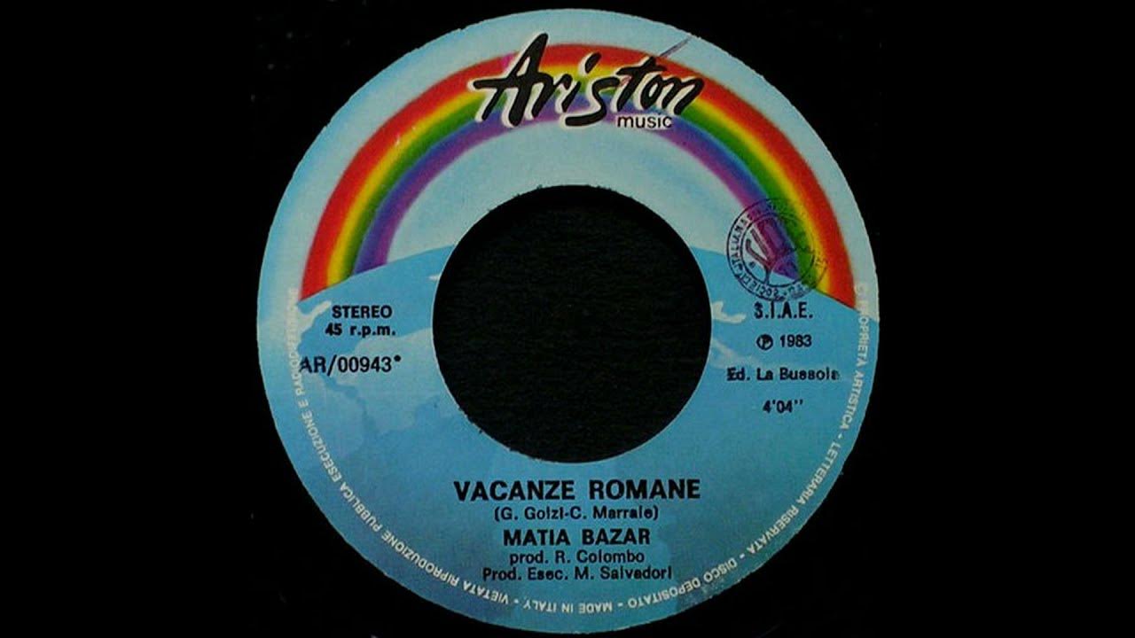 Matia Bazar Antonella Ruggiero Vacanze romane/Palestina (Singolo 1983) YouTube Matia Bazar Antonella Ruggiero Vacanze romane/Palestina (Singolo 1983) YouTube