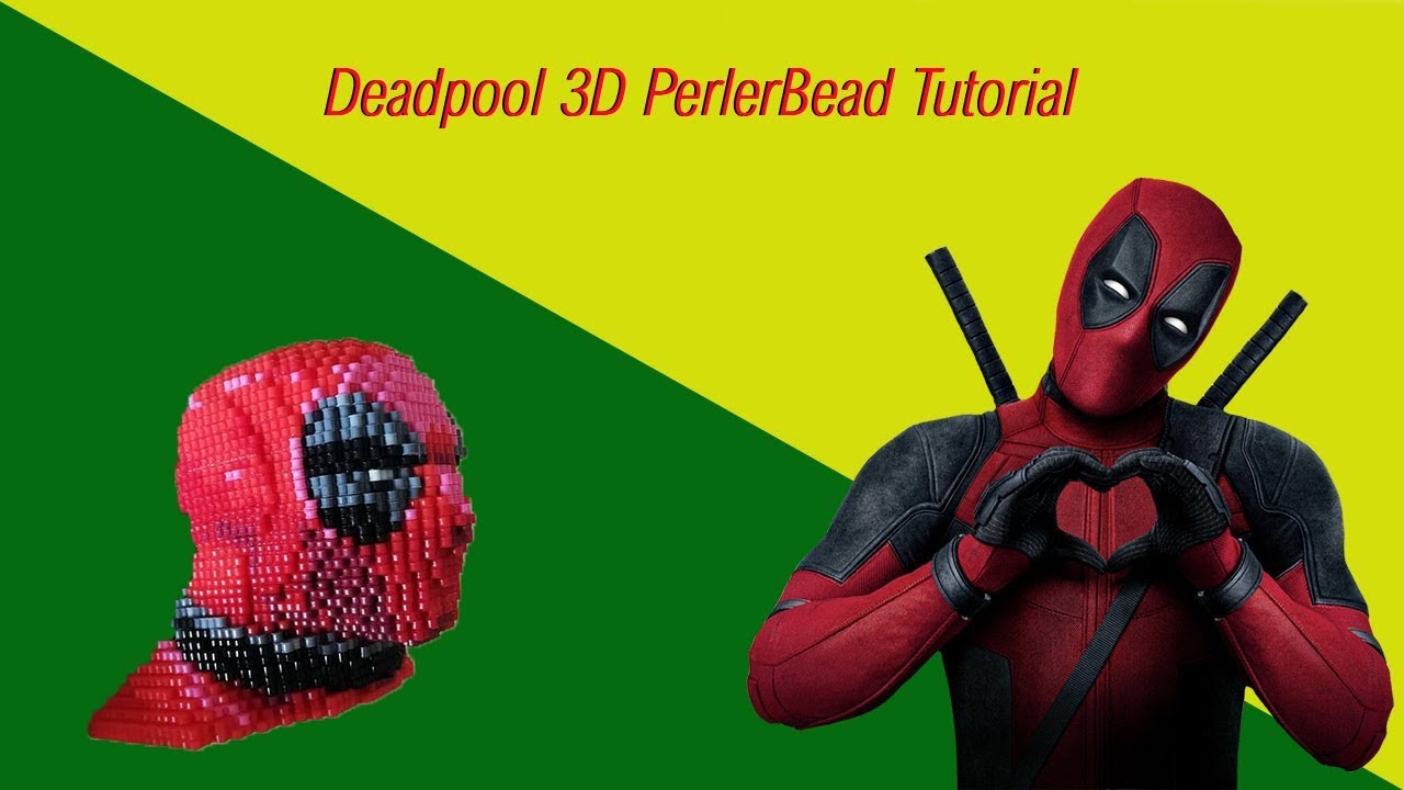 3D Perlerbead tutorial - Deadpool (Marvel) - YouTube 3d-perlerbead-tutorial-deadpool-marvel-youtube