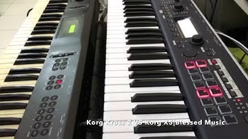 Korg Kross 2 (2018) vs Korg X5 (1994)|Comparison|Blessed Music