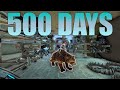 We survived 500 days in arks best rathole  ark full wipe