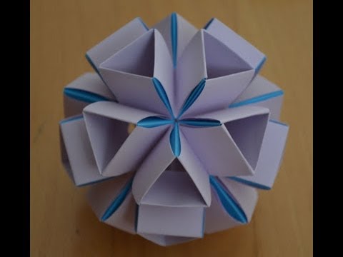 Vídeo: Como Fazer Bolas De Flores Kusudama A Partir De Módulos