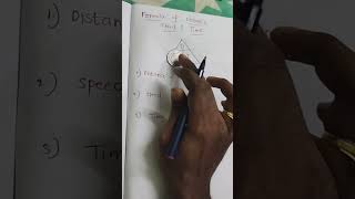 "Master Distance, Speed, Time FAST! 🚀 Formula Triangle Math Hack #Shorts" #maths