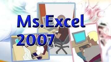 MENU DAN ICON PENGOLAH ANGKA MS EXCEL 2007