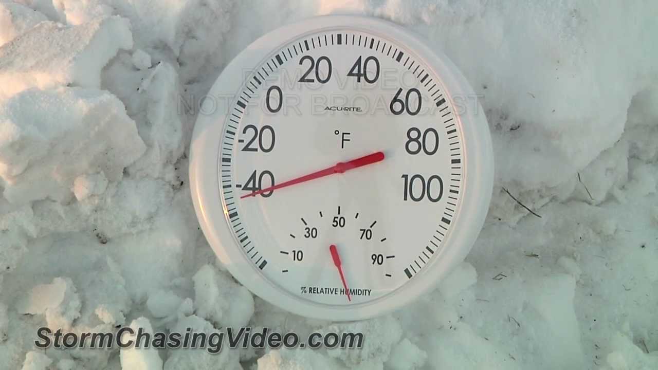 1/2/2014 Internatoinal Falls,MN 42 Below Zero Daylight B-Roll