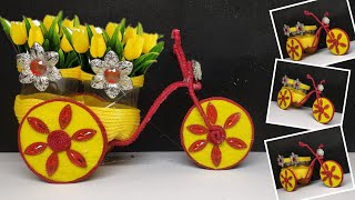 Cara Membuat Vas Bunga Sepeda Flower Vase From Plastic Bottle Ide Kreatif