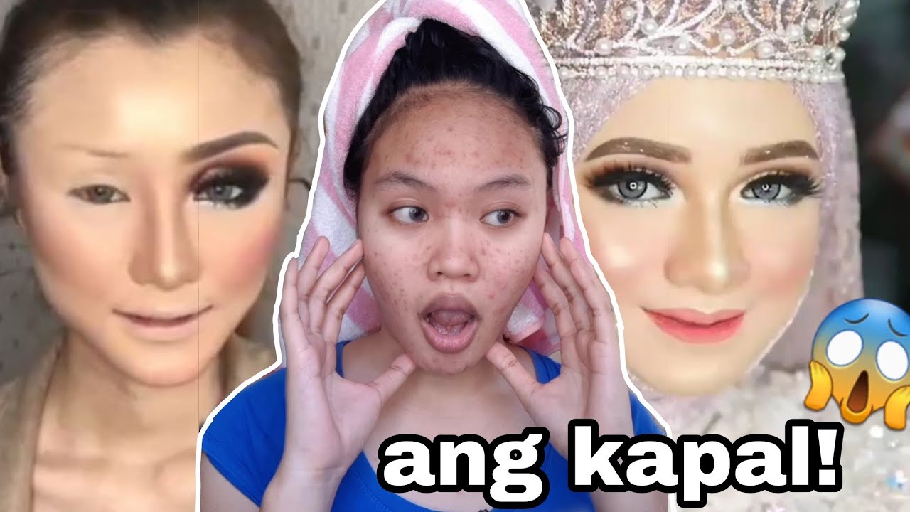 I tried following Indonesi@n Bridal makeup! Grave di ko kinaya!
