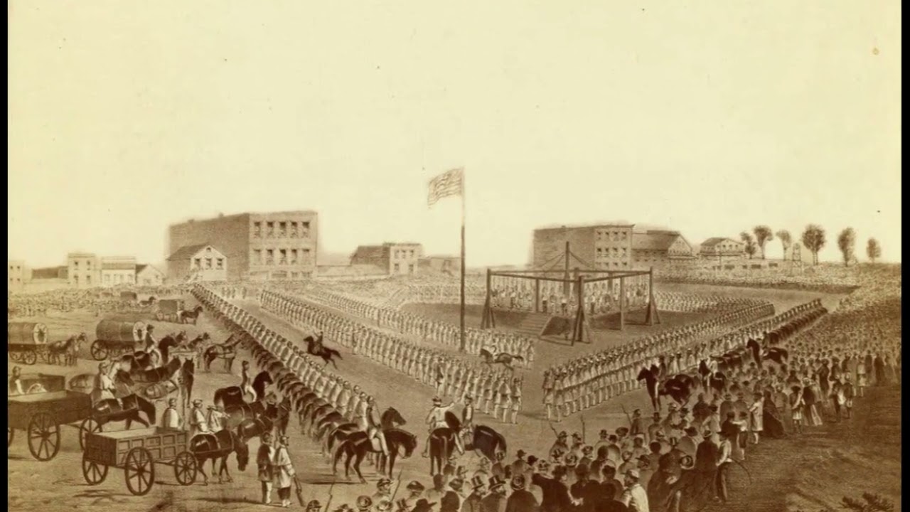 The Largest Mass Hanging In US History. " Abraham Lincoln "