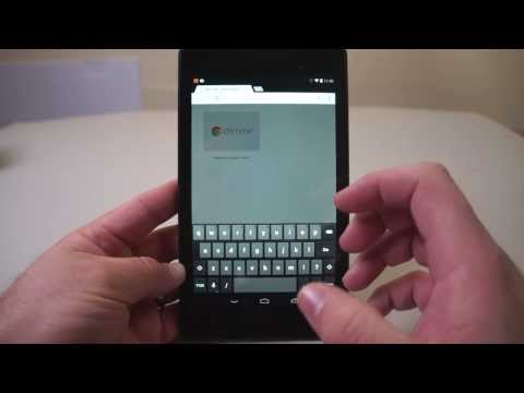 Nexus 7 User Guide:  The Keyboard HD