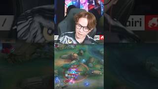 Reaksi REKT Kairi Digank 5 Orang  #mobilelegends #minoaun #mlbb #mlbbcreatorcamp