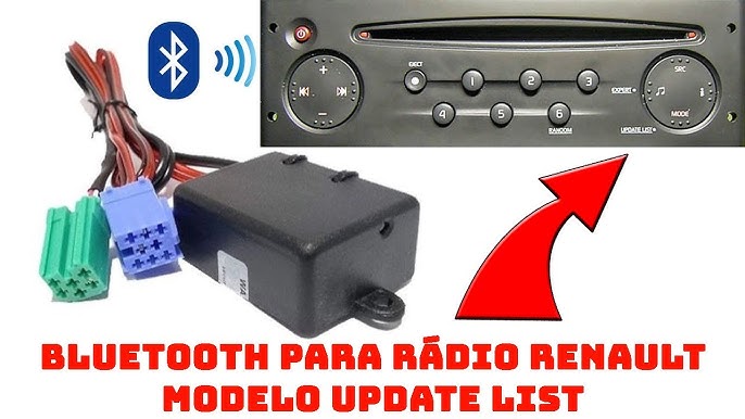 Bluetooth MP3 Renault Clio 2 Clio 3 Megane 2 Laguna 2 autoradio update list