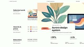 Interactive Résumé — Cinematic Scroll Portfolio Template (Next.js + GSAP) | Pulse