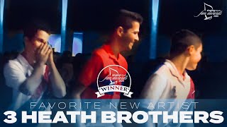 3 Heath Brothers WIN 2020 Favorite New Artist at the Singing News Fan Awards