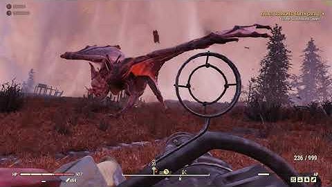 Fallout 76 - Solo Scorch Beast Queen Fight