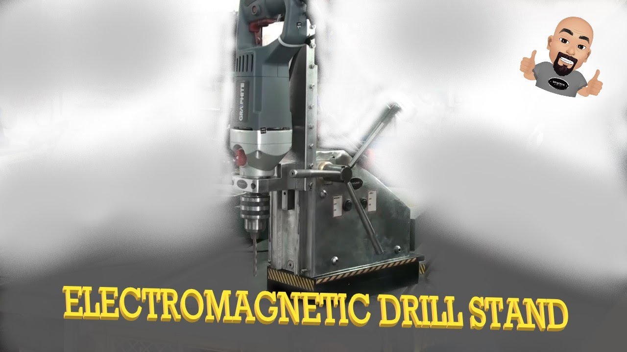 Magnetic Drilling Machine / Electromagnetic drill stand/ homemade drill stand