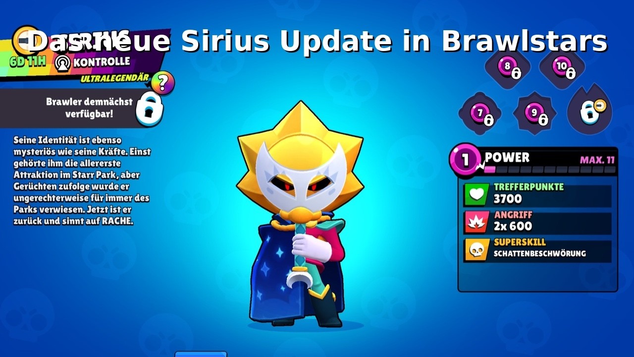Das neue Sirius Update in Brawlstars
