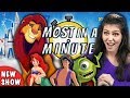 Who Can Name The Most Disney Movies In A Minute? | Most In A Minute (REACT)