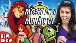 Who Can Name The Most Disney Movies In A Minute? | Most In A Minute (REACT)