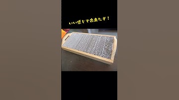 猫用爪研ぎ作ったよ　#猫 #cat #shorts