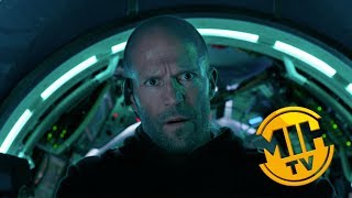 THE MEG Jason Statham & Jon Turtletaub talk about the real fear of sharks while shooting the movie.