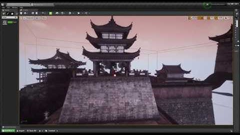 UE4 CombatSystem   Jump and Fall Test