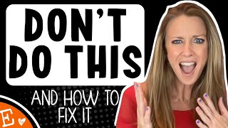 Don't do These 5 Things in Your Etsy Shop - EVER - (How I saved my shop!)