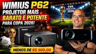 🚨 O MELHOR PROJETOR BARATO DE 2026? WIMIUS P62 IMPRESSIONA PELA QUALIDADE e PREÇO BAIXO! Geek592