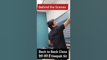 back to back class online YouTube par aise lete hain Deepak Himanshu sir. behind the scenes