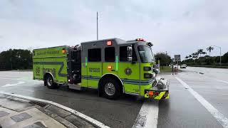 MDFR Engine 68 Responding with Lights and Sirens