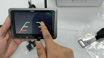 Yakry Y25 5 Inch Touch Button Monitor Wireless Reversing Camera System Two Channels