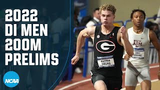 Men's 200m Prelims - 2022 Indoor Track and Field Championships