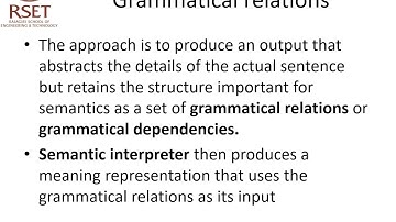 CS366 NLP Mod4 4 Other strategies for Semantic Interpretation