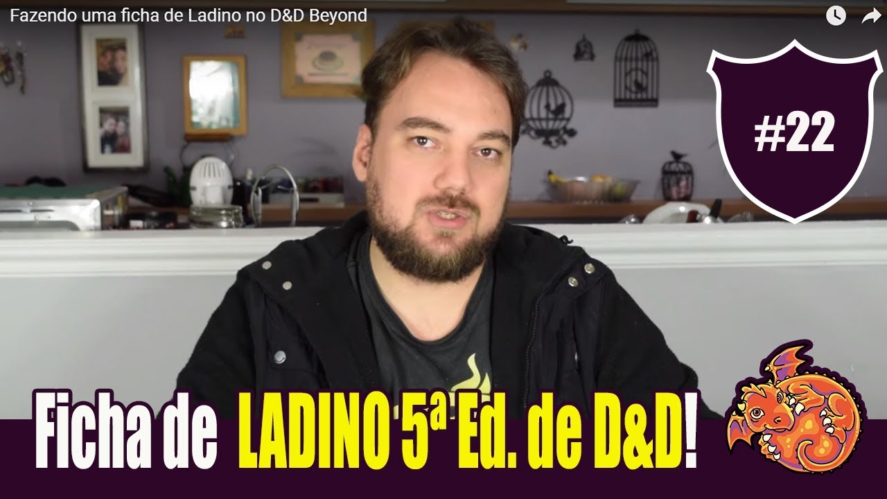 Fazendo uma ficha de Ladino no D&D Beyond