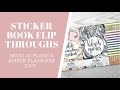 STICKER BOOK FLIP THROUGHS | MoJo JoJo Plans &amp; Amber Plans Her Day | Rachelle Plans