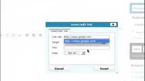 WordPress 30 Second Tutorial: Write Post and Link