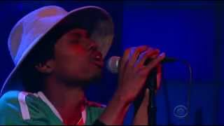 Video thumbnail of "Raury - Devil Whisper  @ Stephen Colbert 2015 09 22"