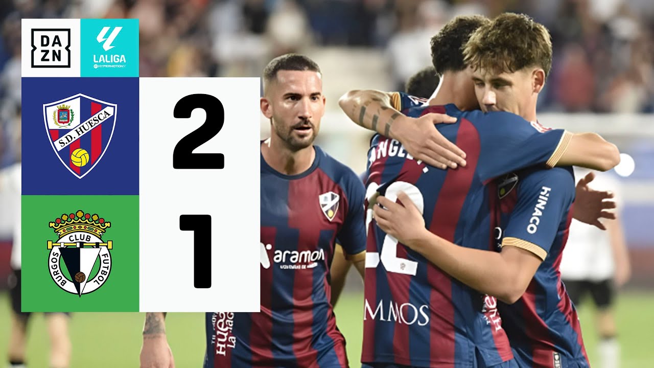 SD Huesca vs Burgos CF (2-1) | Resumen | Highlights LALIGA HYPERMOTION ...