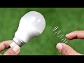 Take an ordinary spring and repair all the led bulbs  why is it not patented