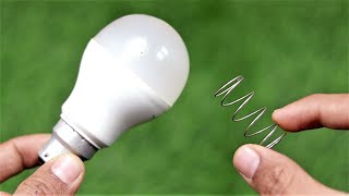 Take An Ordinary Spring And Repair All The Led Bulbs Why Is It Not Patented?