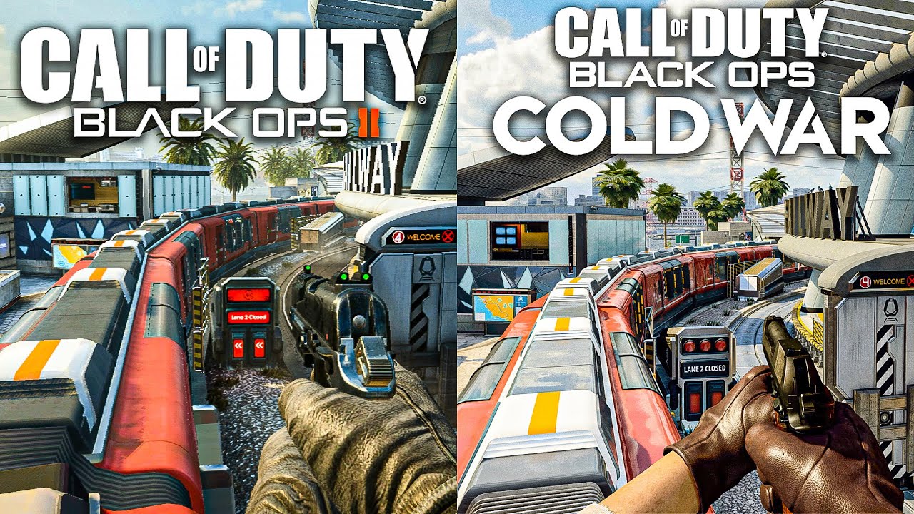 Express Map Comparison - Cold War vs Black Ops 2 (2012/2021) 