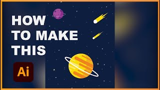Space drawing | Adobe Illustrator Tutorial