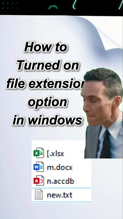 How To See File Extension in Windows??👾 #shorts - YouTube
