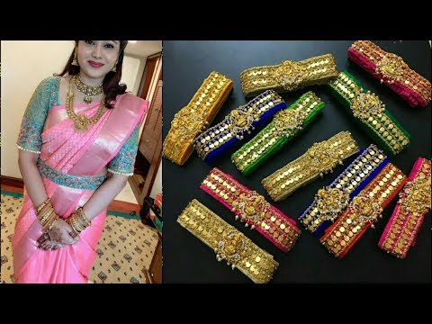 Trending New model Waist belt for silk sarees, Zardosi ,Maggam & Aari  work Finish