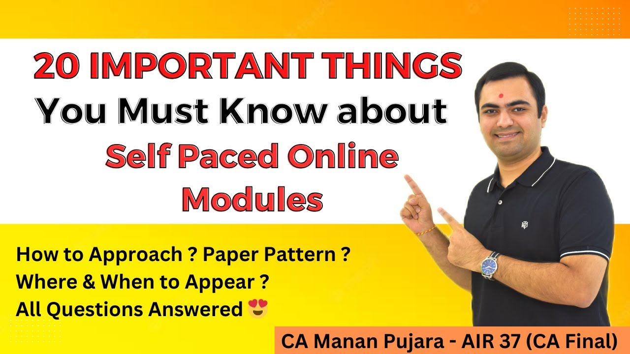Everything About Self Paced Modules ICAI Clarifications CA May 24 everything-about-self-paced-modules-icai-clarifications-ca-may-24