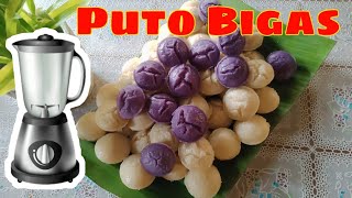 HOW TO MAKE PUTO BIGAS RECIPE USING BLENDER