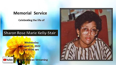 Memorial Service Celebrating the life of Sharon Ro...